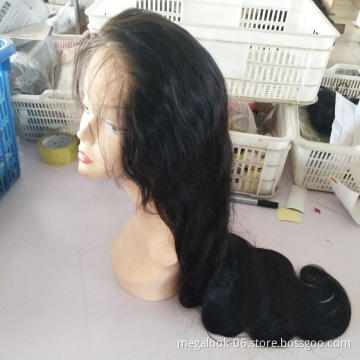 Wholesale Top 8A Grade Cuticle Aligned Fashion Style Brazilian Human Hair Lace Front Wig 13x4 Swiss Lace Wig Samples